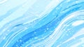 Abstract Blue Waves with Bubbles Flowing Water Background Royalty Free Stock Photo