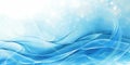 Abstract Blue Waves Flow Smoothly with Elegance and Modern Design Background Royalty Free Stock Photo
