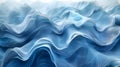 Abstract Blue Waves Illustration Royalty Free Stock Photo