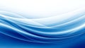 Abstract Blue Waves: Modern Background with Dynamic Flow and Light Royalty Free Stock Photo