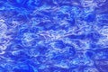 Abstract blue waves or smoke pattern, decorative backdrop background Royalty Free Stock Photo