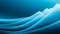 Abstract Blue Waves with Smooth, Flowing Lines and Subtle Light Effects Creating a Dynamic and Modern Background Royalty Free Stock Photo