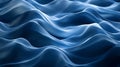 Abstract blue waves texture, fluid movement. Artistic design concept Royalty Free Stock Photo