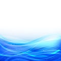 Abstract blue wavy background Royalty Free Stock Photo