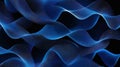 Abstract Blue Waves Background, Modern Design, Graphic Element Royalty Free Stock Photo