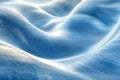 Abstract Blue Wavy Surface with Grid Texture and Soft Lighting Royalty Free Stock Photo