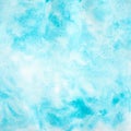 abstract blue white color background sky water sea ocean wave cloud nature watercolor painting art texture illustration design Royalty Free Stock Photo