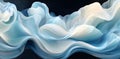 Abstract blue and white flowing waves Royalty Free Stock Photo