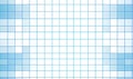 Abstract blue and white grid pattern background. Ideal for technology, graphic design, web design, and modern presentations Royalty Free Stock Photo