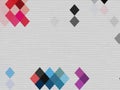 Abstract blue white red black geomatics block wallpaper Royalty Free Stock Photo