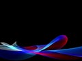 Abstract blue,white and red light wave futuristic background Royalty Free Stock Photo