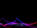 Abstract blue,white and red light wave futuristic background Royalty Free Stock Photo