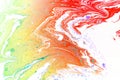 Abstract paint blending. Royalty Free Stock Photo