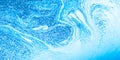 Abstract blue and white swirling water Royalty Free Stock Photo