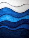 Abstract blue and white wave background texture Royalty Free Stock Photo