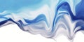 Abstract blue-white wavy background. Abstract digital design wallpaper Royalty Free Stock Photo