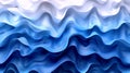 Abstract Blue and White Wavy Fabric Texture Background Royalty Free Stock Photo