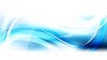 Abstract Blue and White Wavy Lines Background Royalty Free Stock Photo