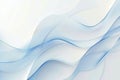 Abstract Blue and White Wavy Lines Background Royalty Free Stock Photo