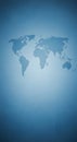 Abstract Blue World Map Background Royalty Free Stock Photo