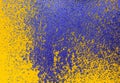 Abstract blue and yellow background. Bright background for your design Royalty Free Stock Photo