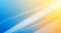 Abstract Blue and Yellow Gradient with Diagonal Light Streaks and Subtle Texture background Royalty Free Stock Photo