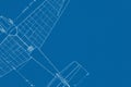 Abstract blueprint technical texture for modern layouts Royalty Free Stock Photo