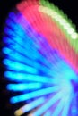 Abstract blur background of large Ferris wheel Royalty Free Stock Photo