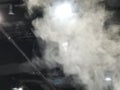 Abstract blur background of smoke in building Royalty Free Stock Photo