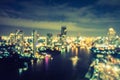 Abstract blur bangkok city Royalty Free Stock Photo