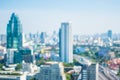 Abstract blur bangkok city Royalty Free Stock Photo