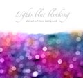 Abstract blur blinking background. Royalty Free Stock Photo