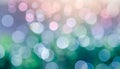 Abstract blur bokeh banner background., Generative ai. Royalty Free Stock Photo