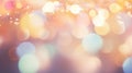 Abstract blur bokeh banner background. Rainbow colors, pastel purple, blue, gold yellow, white silver, pale pink bokeh Royalty Free Stock Photo