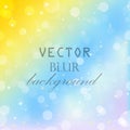 Abstract blur bokeh bright color background Royalty Free Stock Photo