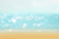 Abstract blur light on sea background in summer Royalty Free Stock Photo