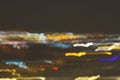 Abstract blur bokeh in night city background. Royalty Free Stock Photo