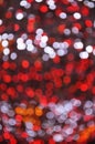 Abstract blur of colourful beautiful bokeh glitter light