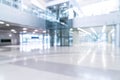 abstract blur and defocused in empty office building with glass