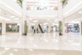 abstract blur and defocused luxury shopping mall and retail store