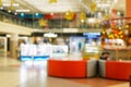 Abstract blur and defocused shopping mall of department store interior for background