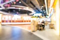 Abstract blur and defocused shopping mall and retail interior of department store