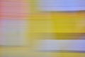 Abstract blur with horizontal lines with yellow blocks and white sections with red at top left Royalty Free Stock Photo