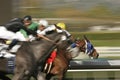 Abstract Blur Horse Race