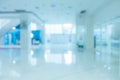 Abstract blur hospital and clinic interior