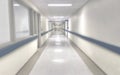 Abstract blur hospital corridor defocused Medical background Royalty Free Stock Photo