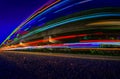 Abstract blur light trails Royalty Free Stock Photo