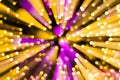 Abstract blur line Lighting effects on purple and yellow background