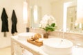 abstract blur luxury bathroom in hotel resort Royalty Free Stock Photo