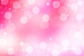 Abstract and blur pink background. Pink background with bokeh an